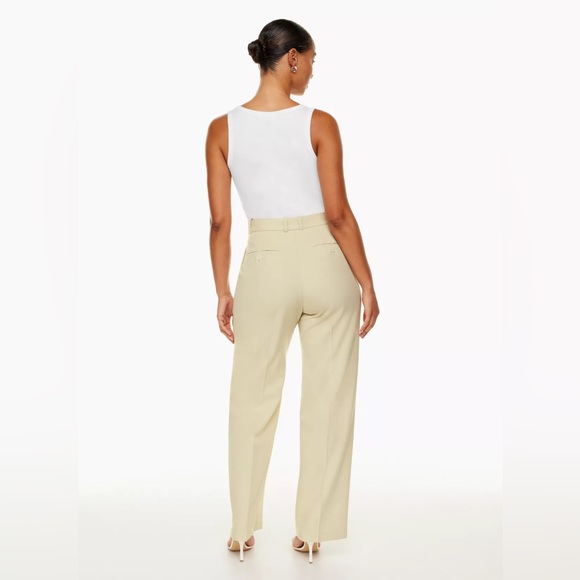 Aritzia Babaton Agency Beige cream Pants - Picture 4 of 7